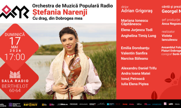 „Cu drag, din Dobrogea mea”: concert și lansare de album Ștefania Narenji
