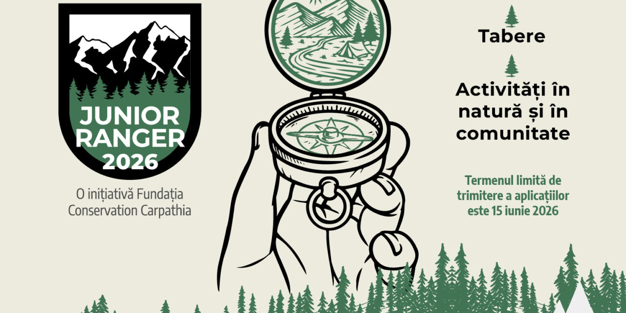 Programul Junior Ranger al Fundației Conservation Carpathia devine mai complex: start înscrieri pentru ediția din 2026