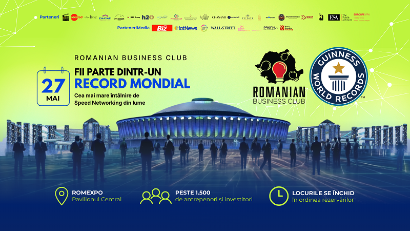E oficial: Guiness World Records vine în România să certifice cea mai mare întâlnire de Speed Networking din lume