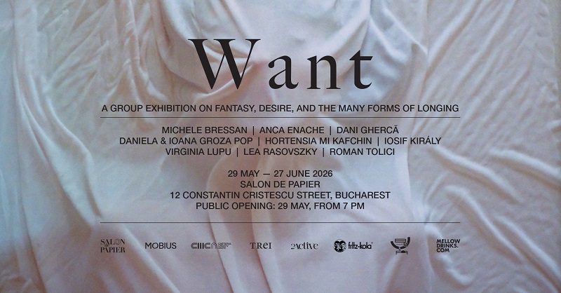 Salon de Papier prezintă WANT, o expoziție de grup despre dorință, intimitate și universul erotic feminin