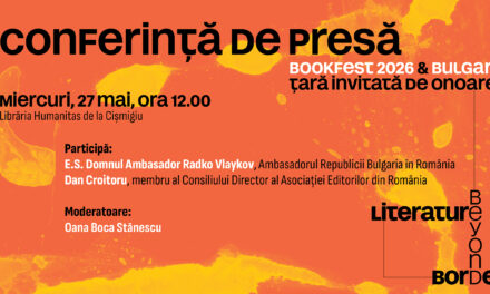 CONFERINȚĂ DE PRESĂ: cele mai recente noutăți despre Bookfest 2026 și programul Bulgariei, țară invitată de onoare