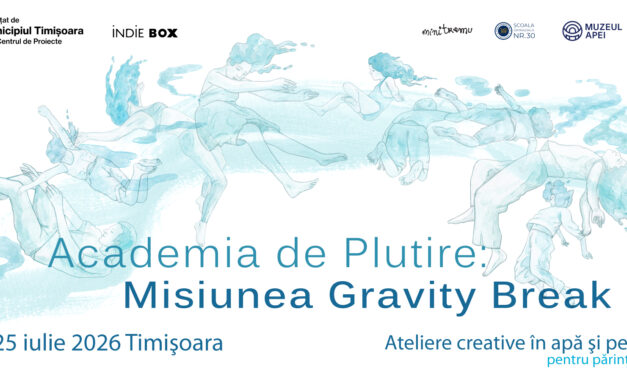Indie Box caută 10 familii până pe 5 iulie, pentru „Academia de Plutire”, un laborator de reziliență prin apă și mișcare care va avea loc la Timișoara