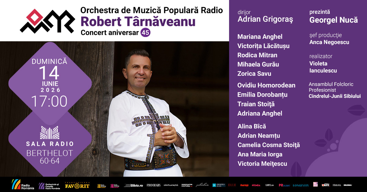 Concert folcloric aniversar: Robert Târnăveanu – 45 de ani