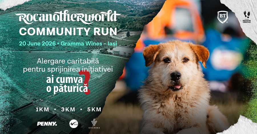 Rocanotherworld dă startul unei alergări caritabile: Community Run, un apel la mișcare și solidaritate