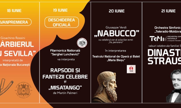 Bărbierul din Sevilla, de la Opera Națională București, deschide pe 18 iunie, ediția a 10-a a Festivalului „DescOperă” de la Butuceni, din Republica Moldova