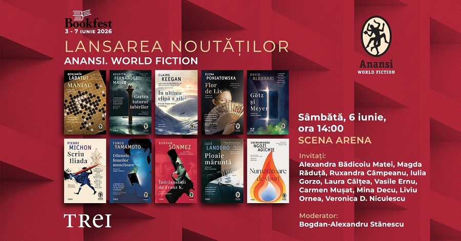 Anansi. World Fiction la Bookfest 2026: număr record de traduceri
