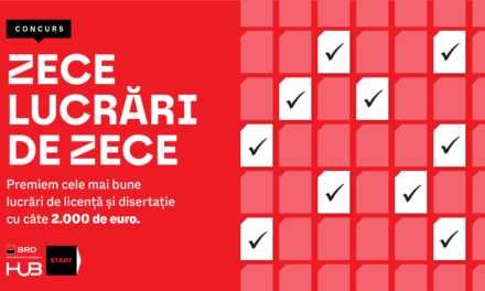 BRD HUB START lansează concursul „10 lucrări de 10” și premiază cele mai bune lucrări de licență și disertație cu câte 2.000 de euro