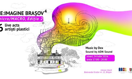Ultimul eveniment de creație live „Re:Imagine Brașov – micro/MACRO” din acest an reunește șase artiști contemporani