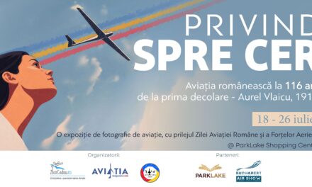 Cerul ajunge mai aproape de oameni: expoziție de fotografie aviatică la ParkLake Shopping Center București, dedicată Zilei Aviației Române și a Forțelor Aeriene