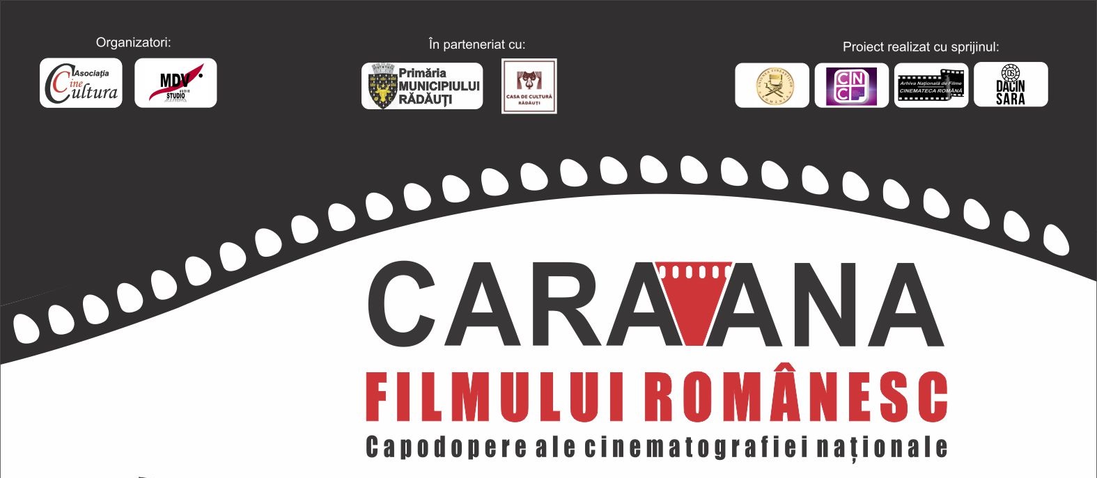 Caravana filmului românesc ajunge în Piața Unirii din Rădăuți