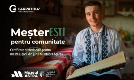MeșterEȘTI pentru comunitate: certificare profesională pentru meșteșugarii din jurul Munților Făgăraș