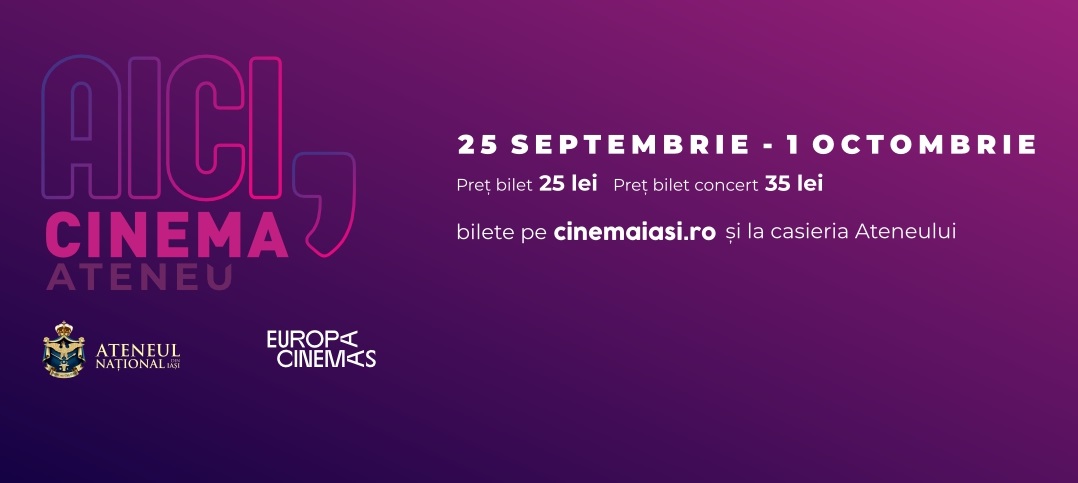 Program Cinema Ateneu | 25 septembrie – 1 octombrie 2026