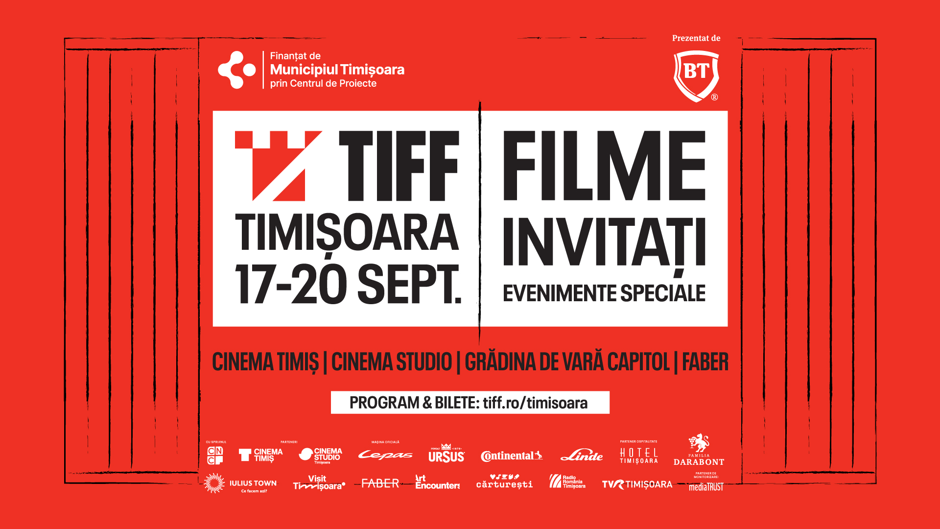 TIFF Timișoara: programul complet este online, iar biletele s-au pus în vânzare