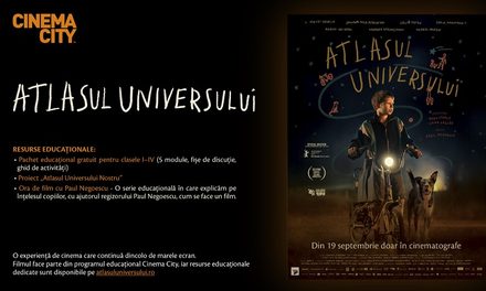 „Atlasul Universului” duce experiența de cinema în clasă: proiecții pentru școli și un pachet educațional gratuit pentru clasele I-IV
