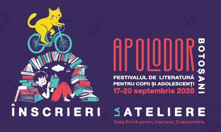De la jurnalism și filosofie la poezie, teatru și ilustrație. APOLODOR deschide înscrierile la atelierele ediției 2026