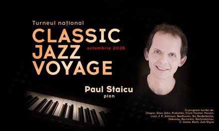 Classic. Jazz. Voyage | Paul Staicu, un pianist format la București și Paris aduce pe aceeași scenă Bach, Mozart, jazz și teme româneşti