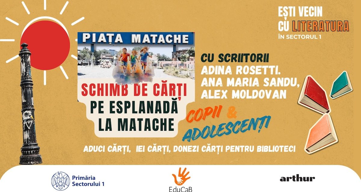 Ești vecin cu literatura: Harta Literară duce poveștile din cărți în cartierele Sectorului 1