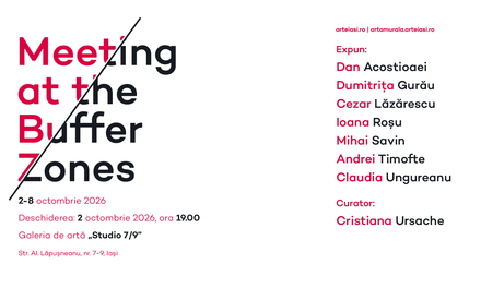 Meeting at the Buffer Zones group show at Studio Gallery 7/9 Iași