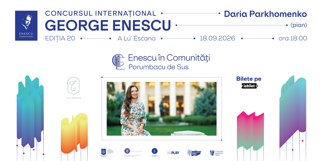 Concursul Internațional George Enescu aduce programul „Enescu în școli și comunități” la Porumbacu de Sus
