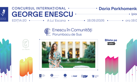 Concursul Internațional George Enescu aduce programul „Enescu în școli și comunități” la Porumbacu de Sus