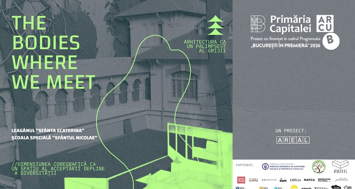 The Bodies Where We Meet: un nou proiect AREAL despre corp, memorie și spațiile în care ne întâlnim