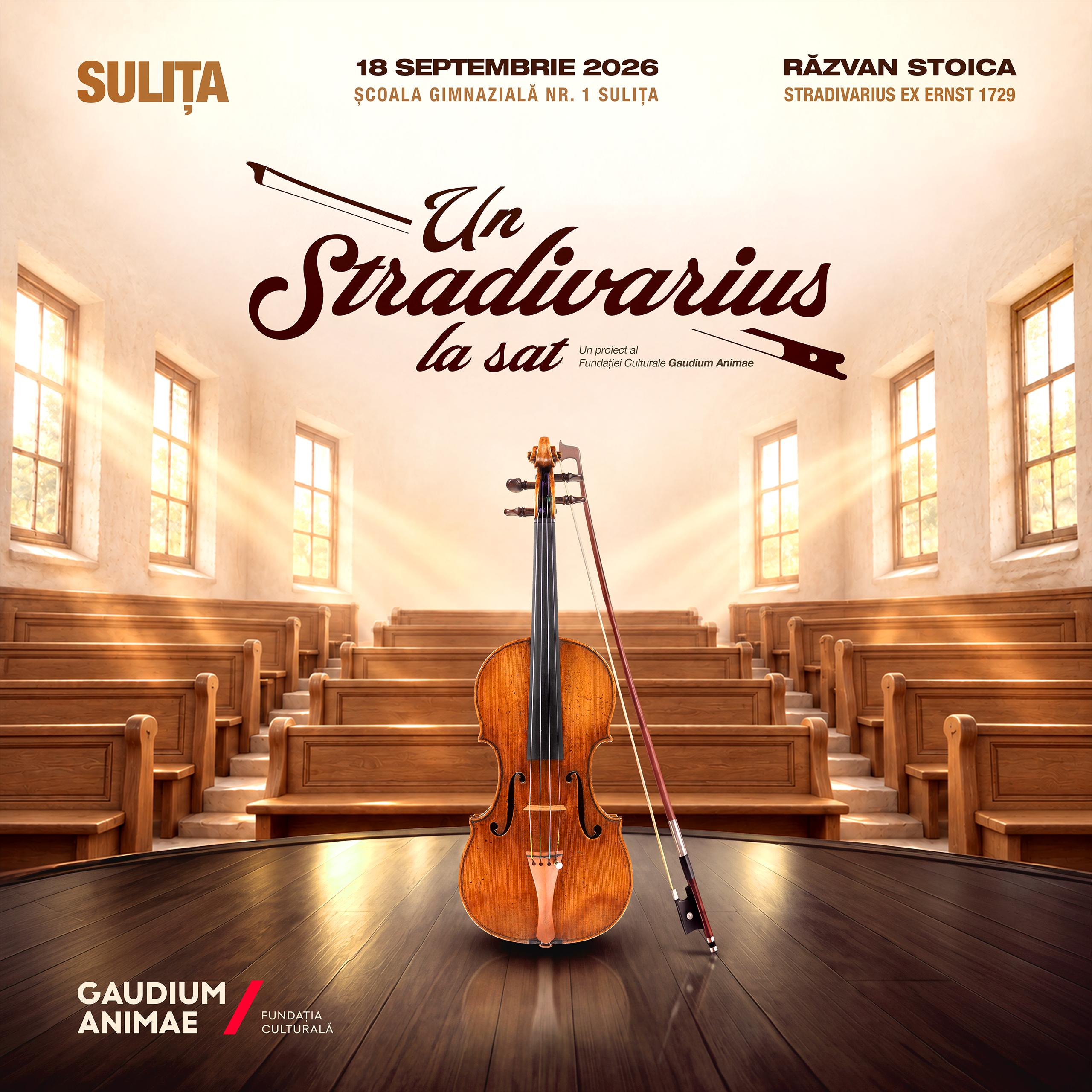 „Un Stradivarius la sat” – muzica clasică ajunge în comunitățile rurale din România