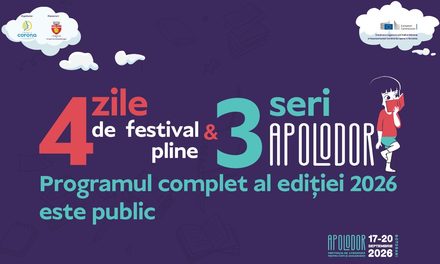 Patru zile de festival pline și trei Seri APOLODOR. Programul complet al ediției 2026 este public