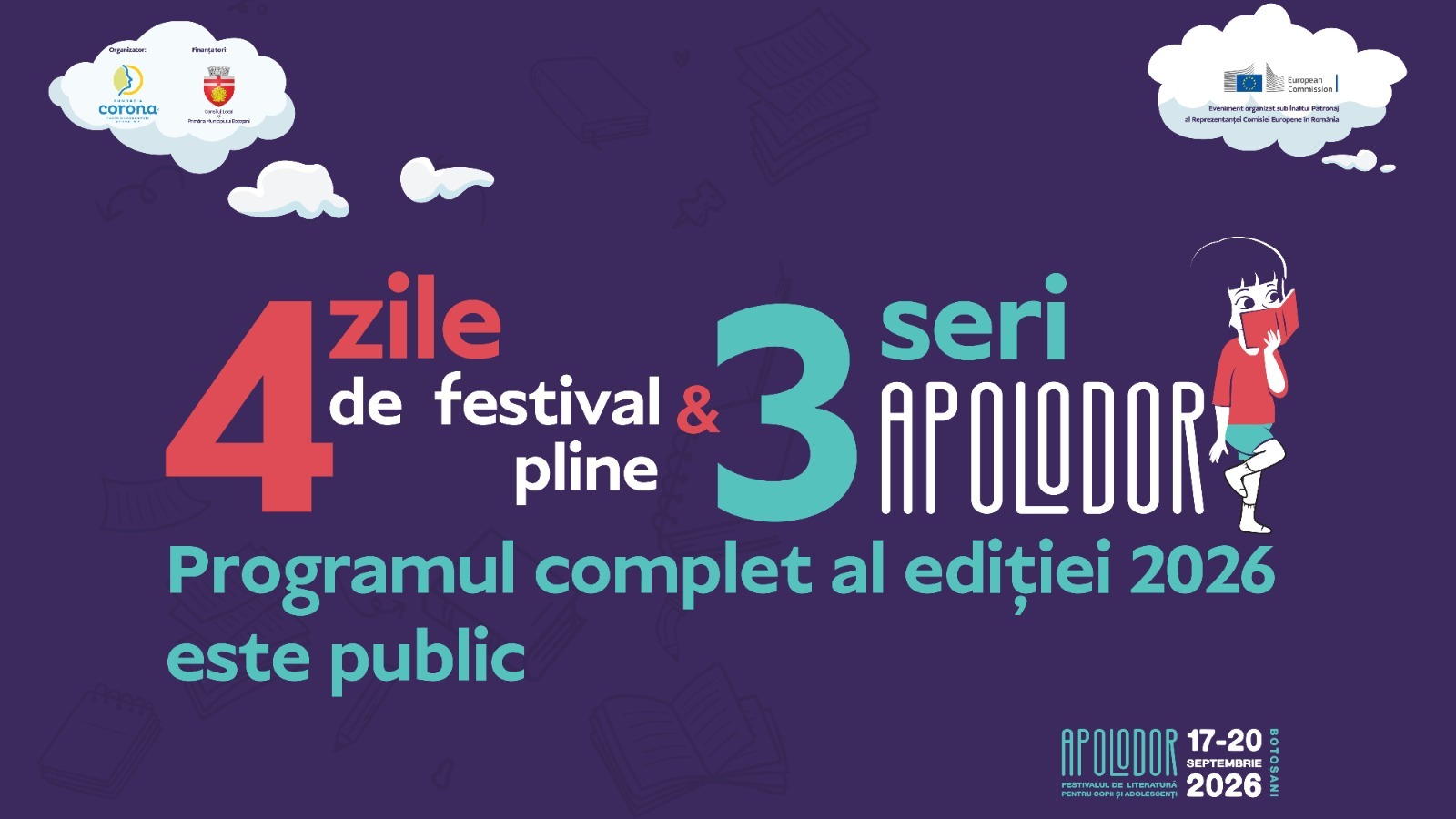 Patru zile de festival pline și trei Seri APOLODOR. Programul complet al ediției 2026 este public
