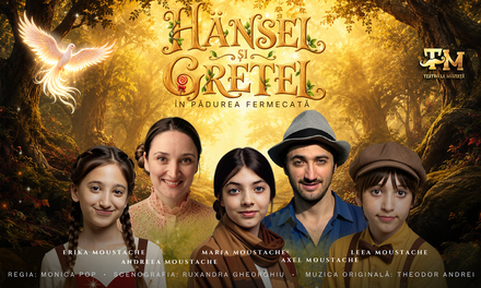 Magia Fraților Grimm la Teatrul Amzei: premiera muzicală interactivă „Hänsel și Gretel în pădurea fermecată”