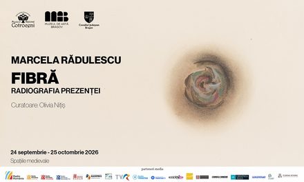 Expoziția graficienei Marcela Rădulescu, „Fibră. Radiografia prezenței”, în Spațiile Medievale ale Muzeului Național Cotroceni