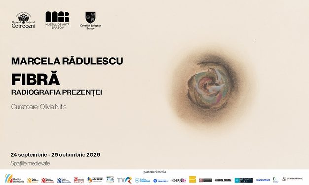 Expoziția graficienei Marcela Rădulescu, „Fibră. Radiografia prezenței”, în Spațiile Medievale ale Muzeului Național Cotroceni