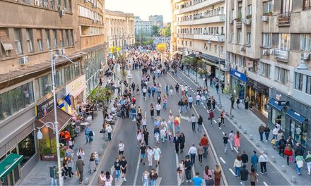 Calea Victoriei, scena festivă a Zilelor Bucureștiului, în cadrul proiectului „Străzi Deschise – București, Promenadă urbană”
