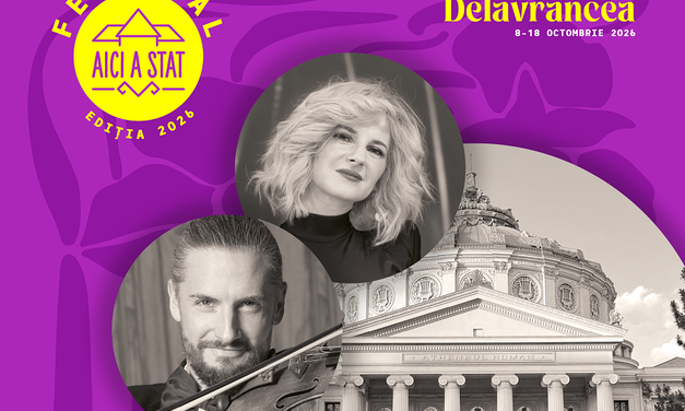 Festivalul AICI A STAT îi aduce pe Alexandra Silocea și pe Johannes Fleischmann într-un recital extraordinar la Ateneul Român