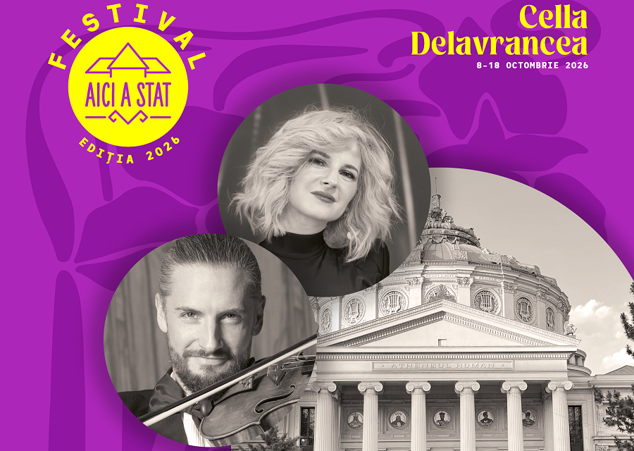 Festivalul AICI A STAT îi aduce pe Alexandra Silocea și pe Johannes Fleischmann într-un recital extraordinar la Ateneul Român