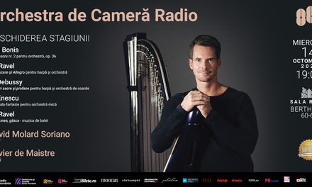 Celebrul harpist francez Xavier de Maistre deschide noua stagiune a Orchestrei de Cameră Radio