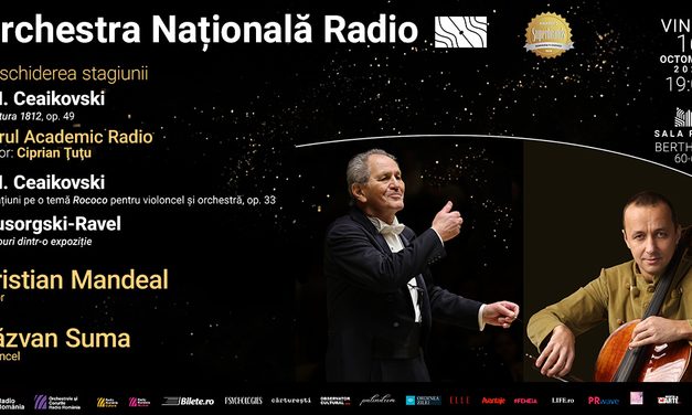 Cristian Mandeal deschide stagiunea 98 a Orchestrei Naționale Radio: de la „Uvertura 1812” la „Tablouri dintr-o expoziție”