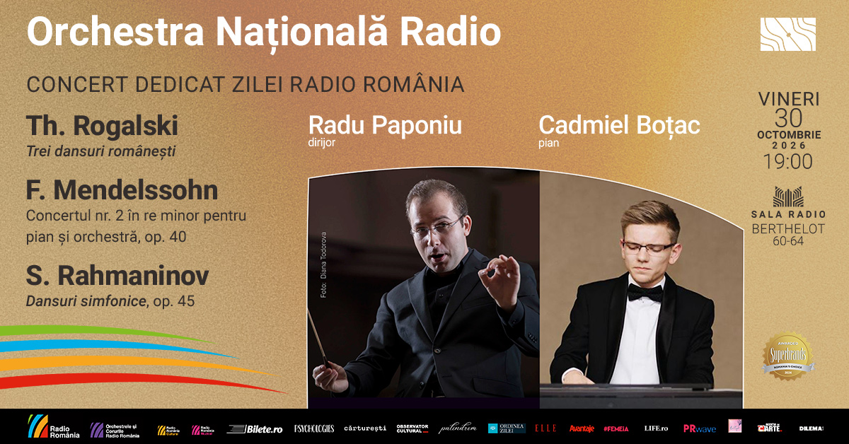 98 de ani de Radio România, sărbătoriți prin muzică la Sala Radio