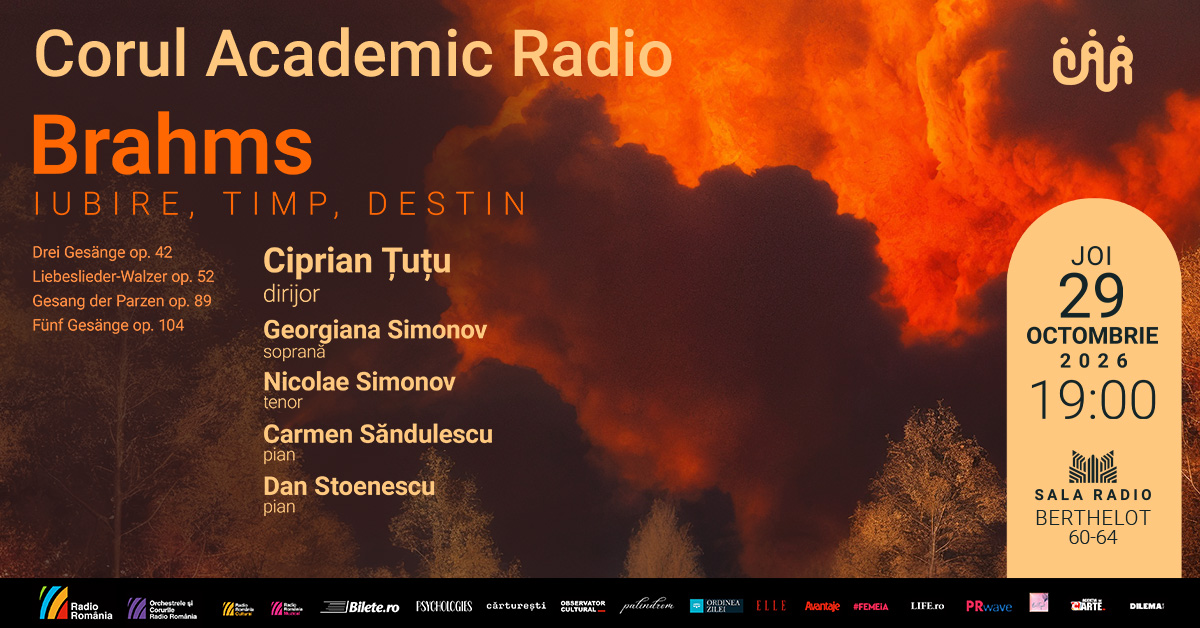 Corul Academic Radio: „Brahms – Iubire, Timp, Destin”v