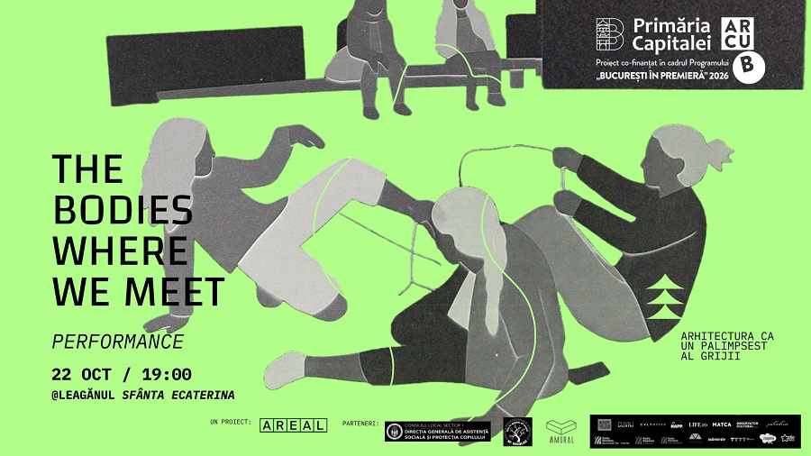 The Bodies Where We Meet: un performance despre felul în care corpurile noastre se întâlnesc și se transformă reciproc