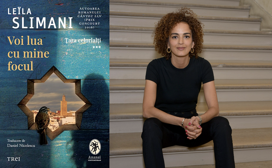 Leïla Slimani, una dintre marile voci ale literaturii francofone contemporane, încheie trilogia „Țara celorlalți” cu „Voi lua cu mine focul”