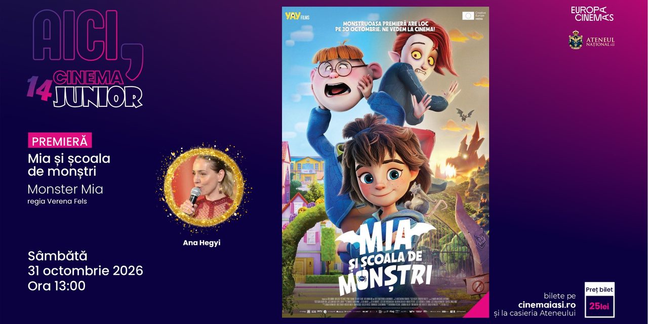 „Aici, Cinema Junior” – episodul #14 | Proiectul de educație cinematografică pentru micii cinefili continuă