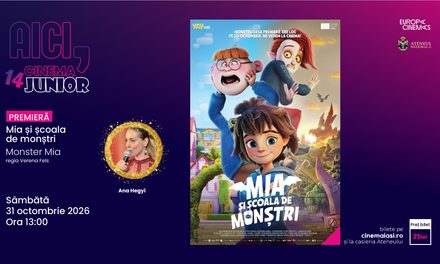 „Aici, Cinema Junior” – episodul #14 | Proiectul de educație cinematografică pentru micii cinefili continuă
