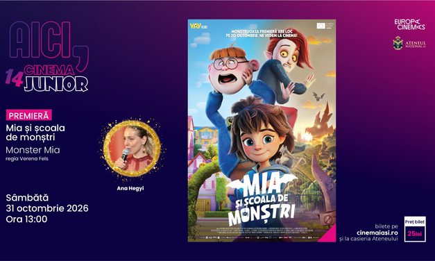 „Aici, Cinema Junior” – episodul #14 | Proiectul de educație cinematografică pentru micii cinefili continuă